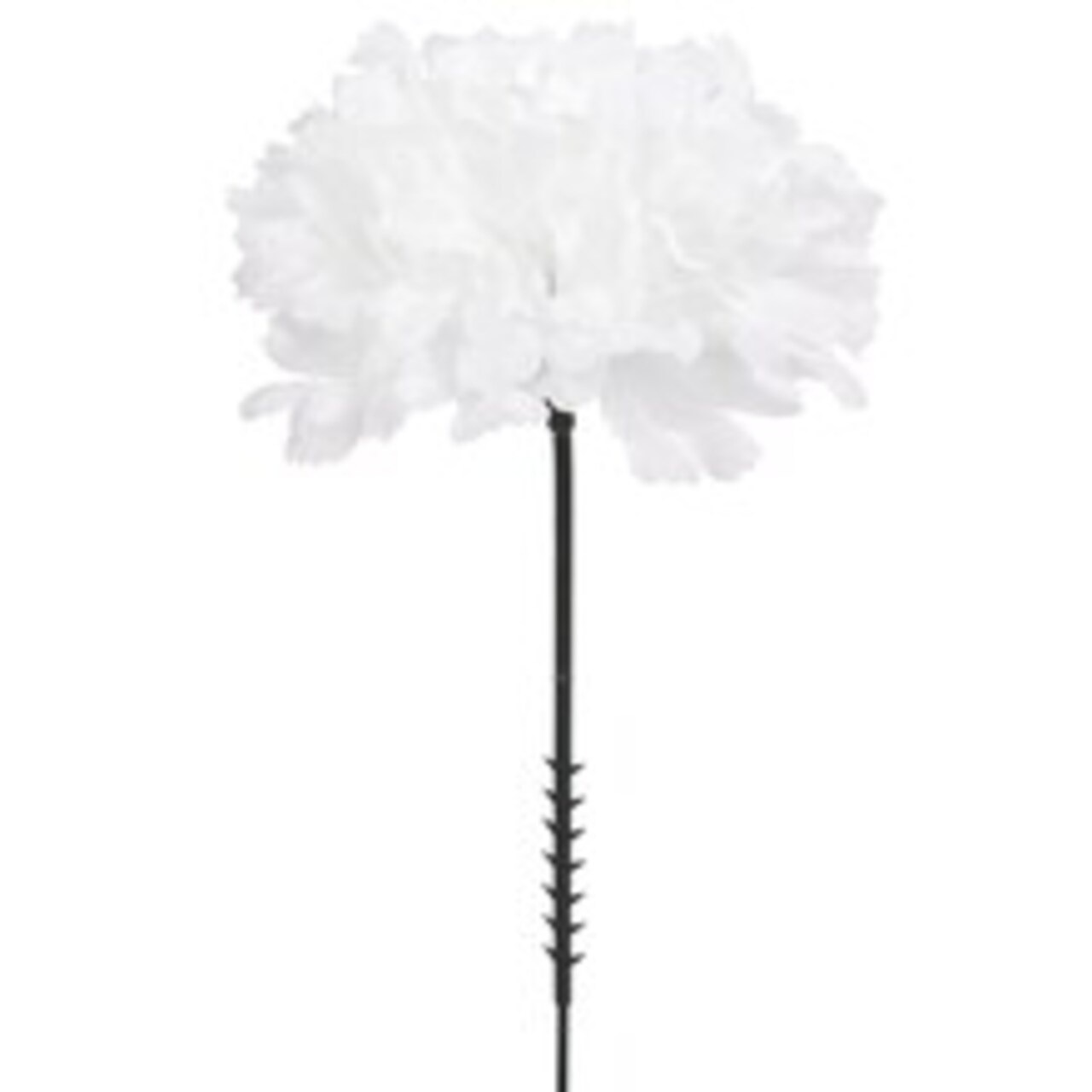 200 White Silk Carnation Flower Picks, 5” Lifelike Blossoms for Bouquets, Centerpieces, Floral Displays, and DIY Crafts - Floral Home by Artificial Flowers